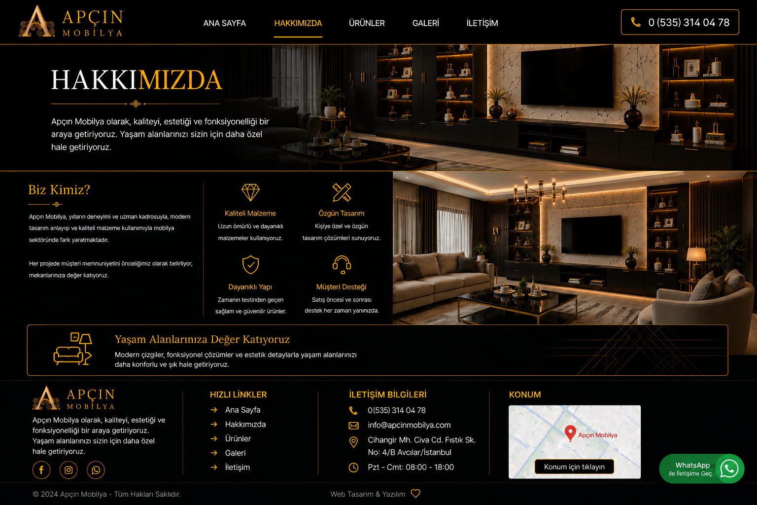 Apçın Mobilya | Hakkımızda